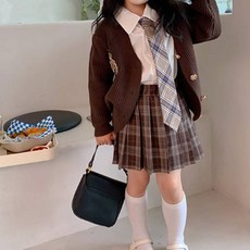 女學生格紋百褶裙CCV57GSK462