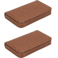 민코 가죽패션 명함 케이스 2p M797, 워시브라운, 1단