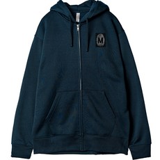 男款 FINGERPRINT 印花刷毛連帽拉鍊外套