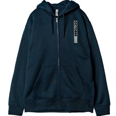 男款 OCTOBER 印花刷毛連帽拉鍊外套