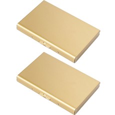 민코 명함 케이스 2p M721, 골드, 1단