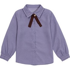 女童Annie綁帶襯衫 CCV57GSH458