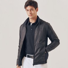 Cleveland GOLF 男士高爾夫機織襯墊背面口袋風衣全拉鍊夾克 CGMJK23202