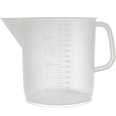 Kartell PP 帶柄燒杯 KA.1159, 3000ml, 1個