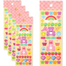스튜디오에잇 러블리 키치 데코스티커, 상세, 혼합색상