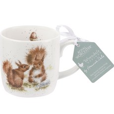 로얄우스터 워렌데일 디자인 머그 310ml 기프트세트, 1세트, 다람쥐