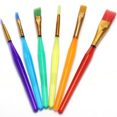俄亥俄州糖果色油畫畫筆 6 件套, 1套