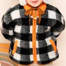 milk mile 童款可愛恐龍刺繡毛絨絨護耳漁夫帽