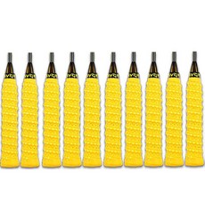 VOLAR Unique 緩衝握把布 1.1m 10入, 黃色, 10個