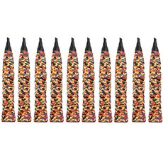 VOLAR 斑紋緩衝握把布 10入, 橘紫色, 10個