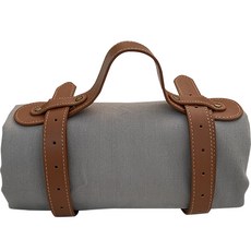 감성 고급 유럽풍 캔버스 피크닉 매트, 그레이