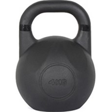 바디컨트롤 무브먼트 하드 케틀벨 4kg, 1개, 블랙