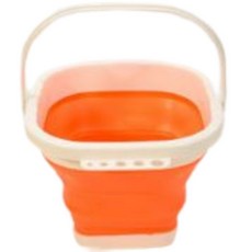 Lyra 美術繪畫折疊式方形水桶, 2 橘色