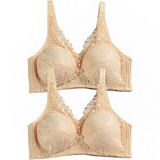 G&Y 全蕾絲鈕扣哺乳內衣 2件組