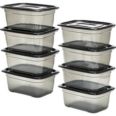 cimelax Rangkeup軟軟的冷凍室專用整理密封容器 2500ml, 1件, 8個