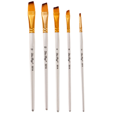 DASABABA HOHO 壓克力油畫斜角筆組, 5種, 1套