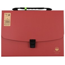 多層高級透明文件夾, 04 紅色, 1個