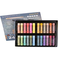 06 莫蘭迪重彩油畫棒組, 24色, 1套