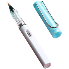 Dasababa 高級柔軟書法扇形筆 天藍色, 1個