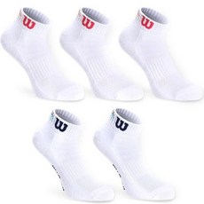 Wilson 女性運動緩震後線條撞色踝襪組, 混色