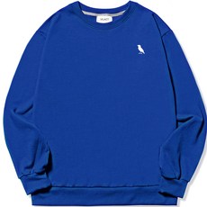 빌락트 남성용 빅사이즈 타이니 버드 스몰로고 맨투맨 티셔츠