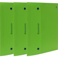 8格分類文件夾 按扣式 A4, 淺綠色, 3個