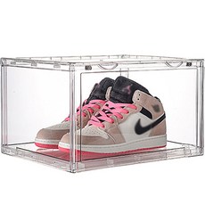 NINSHOP 透明鞋盒, 單一顏色, 1個