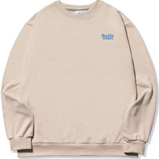 빌락트 남성용 빅사이즈 크레용 스몰로고 맨투맨 티셔츠