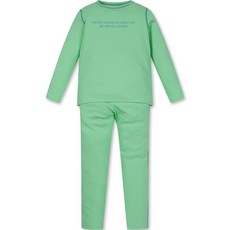 베네통키즈 아동용 컬러스티치 라운지 상하의 세트 QCETP2241