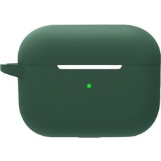 SPACE SHIELD 矽膠鑰匙圈保護殼 + 登山扣套組, 抹茶綠, AirPods Pro 第2代