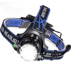 頭燈 燈, 1個, 黑色+藍色