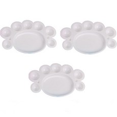 dasababa 鞋底調色板白色, 8個空格, 3個