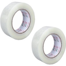 AtelRhyme 箱裝膠帶 5.5cm*1.1m, 2個, 白色透明