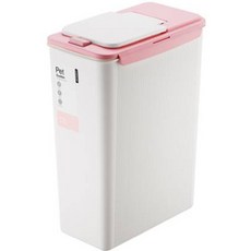LocknLock 樂扣樂扣 寵物按壓式垃圾桶 17L, 粉色, 1個