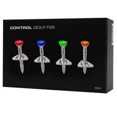 IDMakers 瞄準高度控制高爾夫球座 4 件套, 紅、藍、橙、綠, 1套
