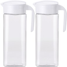 Reborn.J 方形水瓶 2入, 白色的, 2.1L