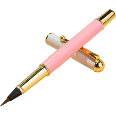 達薩巴巴 高級軟毛扇形刷, 粉紅色, 1個