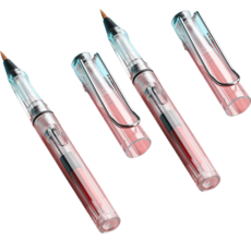 Dasababa 高級柔軟書法扇形筆, 2個, 透明