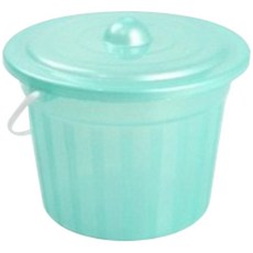 The Jonet 水彩畫附蓋水桶, 綠色