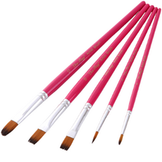 Dasababa Heehee 水彩筆5件組 玫瑰紅, 2, 6, 8, 10, 12, 1套