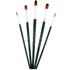Dasababa Hihi水彩畫筆5支裝綠色, 2、6、8、10、12, 1組