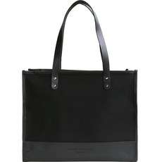 CONITALE 多功能單間斜背尿布包, 黑色