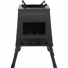 Happy Camping 可折疊柴火爐 26 x 34 cm, 黑色