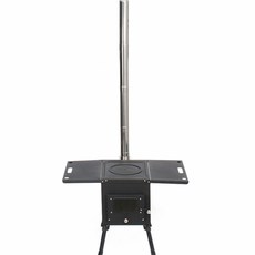 힐링캠핑 접이식 내열창 화목난로 77 x 56 cm, GTS53475