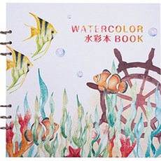 十四行詩水彩寫生我, 20 x 20 厘米, 20張