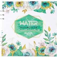 더조넷 수채화 스케치북 f, 26 x 26 cm, 20매, 1개