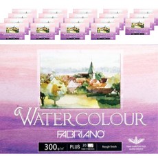 FABRIANO Boutique 水彩明信片 水彩畫 300g 明信片膠裝本 Plus PC05 20張, 20個