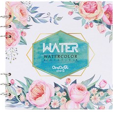 더조넷 수채화 스케치북 b, 26 x 26 cm, 20매, 1개