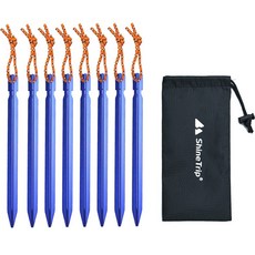 에쉬울프 삼각 단조팩 8p + 수납백 세트, 블루