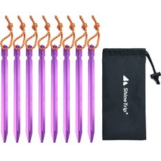 에쉬울프 삼각 단조팩 8p + 수납백 세트, 보라